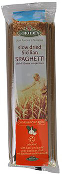 La Bio Idea Spaghetti Basilikum Knoblauch 500g