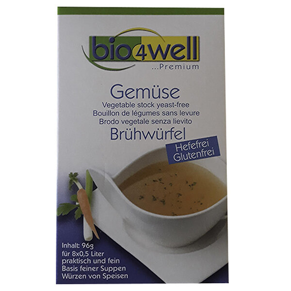 Bio4well Gemüse Brühwürfel 8 Würfel 96g