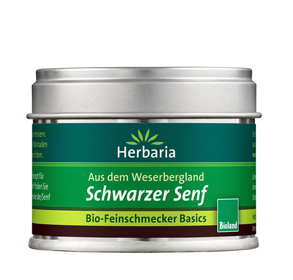 Herbaria Schwarzer Senf, ganz 40g