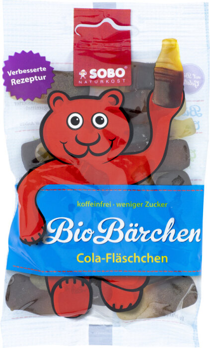 Sobo Bio-Bärchen Cola-Fläschchen 100g