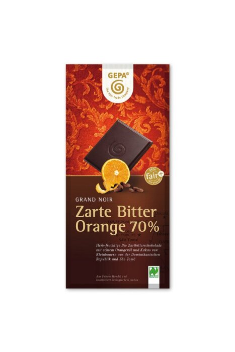 Gepa Zarte Bitter Orange 70% 100g Bio