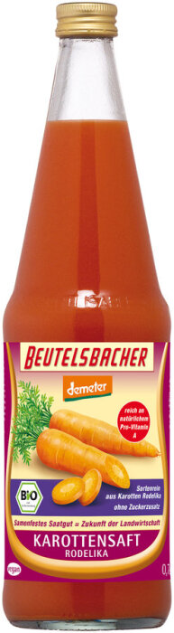Beutelsbacher Karottensaft ´Rodelika´Direktsaft 700ml Bio