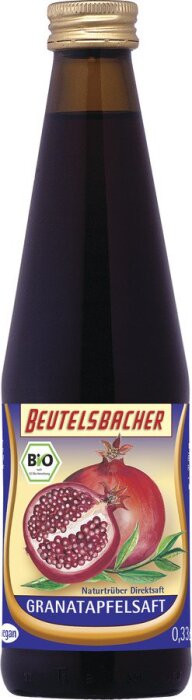 Beutelsbacher Granatapfelsaft naturtrüber Direktsaft 330ml Bio