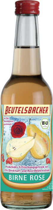 Beutelsbacher Birne-Rose Erfrischungsgetränk mit 17 % Direktsaft 330ml Bio