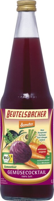 Beutelsbacher Gemüsecocktail milchsauer vergoren 700ml Bio