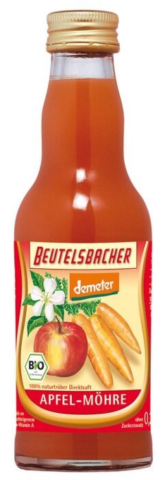 Beutelsbacher Apfel-Moehren-Saft Direktsaft 200ml Bio