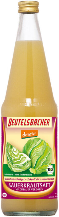 Beutelsbacher Sauerkrautsaft milchsauer vergoren 700ml Bio