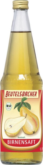 Beutelsbacher Birnensaft klarer Direktsaft 0,7l Bio