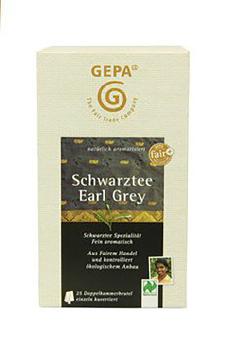 Gepa Schwarztee Earl Grey, Teebeutel 42,5g Bio