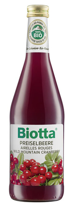 Biotta Preiselbeersaft Bio 500ml
