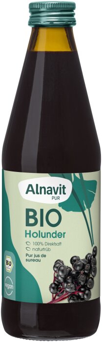 Alnavit Bio Holunder Direktsaft 330ml