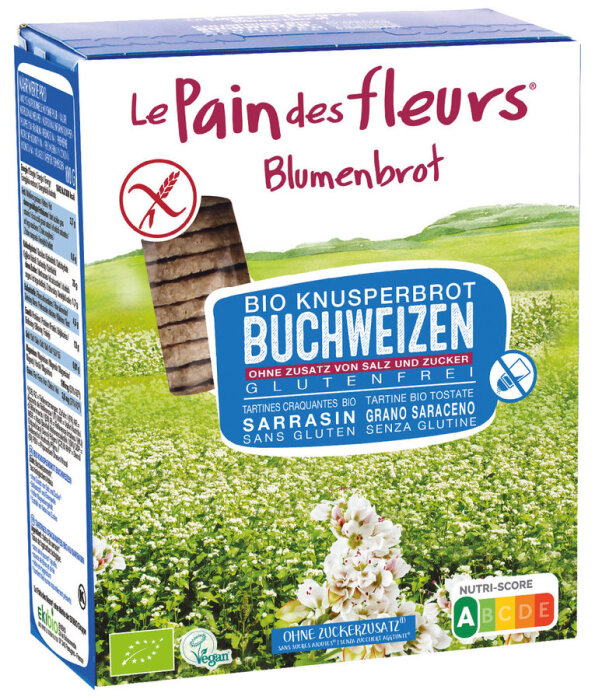Blumenbrot - Le Pain des Fleurs - Buchweizen ohne Salz 150g