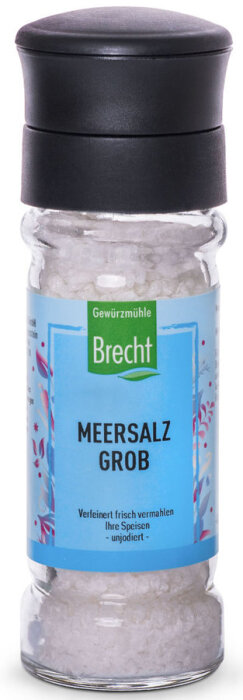 Brecht Meersalz grob unjodiert Mühle 100g