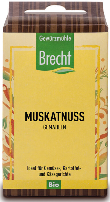 Brecht Muskatnuss gemahlen - Nachfüllpack 35g