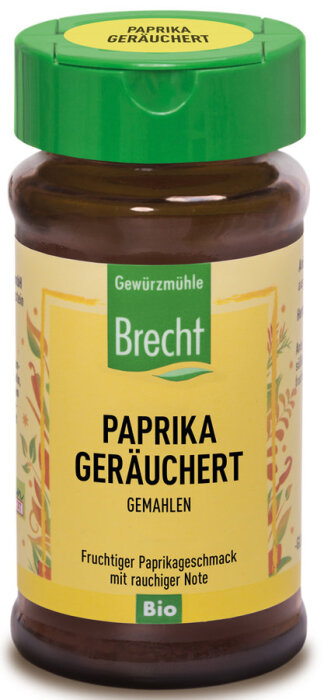 Brecht Paprika geräuchert, gemahlen 40g Bio