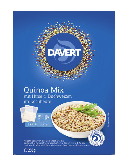 Davert Quinoa Mix Hirse & Buchweizen 250g