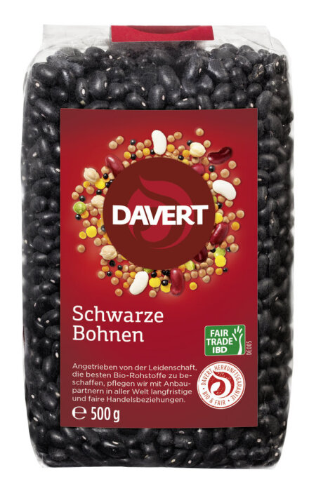 Davert Schwarze Bohnen IBD 500g