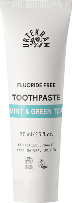 Urtekram Mint & Green Tea Toothpaste 75ml