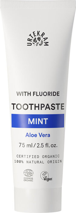 Urtekram Mint & Fluoride Toothpaste 75ml