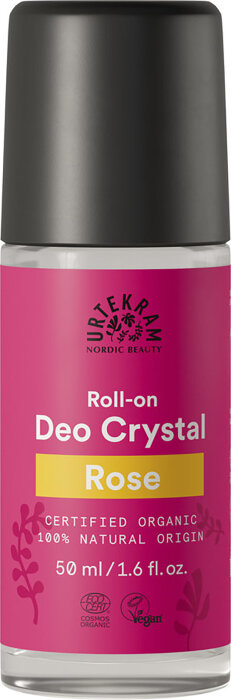 Urtekram Rose Deo Crystal Roll-On 50ml