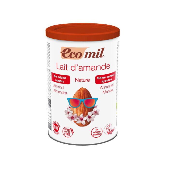 EcoMil Mandeldrink ohne Zuckerzusatz in Pulverform 400g Bio