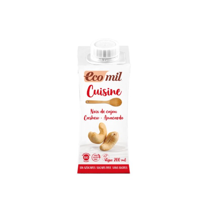 EcoMil Cashew Cuisine zuckerfrei 200ml Bio