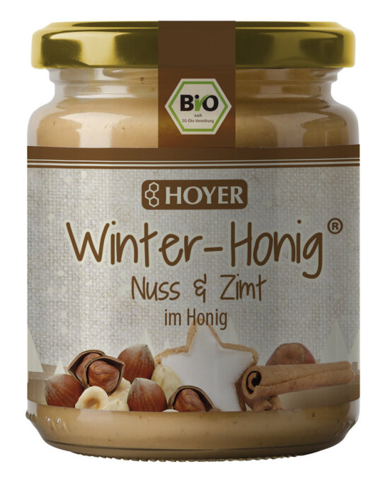 Hoyer Winter-Honig Zimt & Nüsse 250g Bio