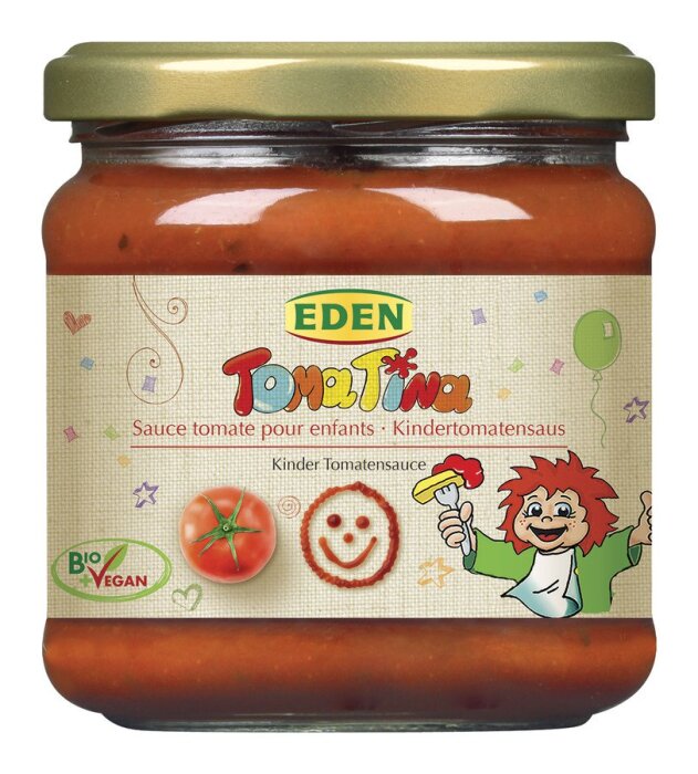 Eden Toma Tina Kinder-Tomatensauce 375g