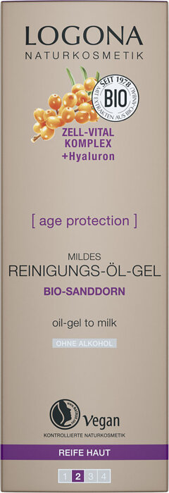 Logona Age Protection Reinigungs-Öl-Gel 100g