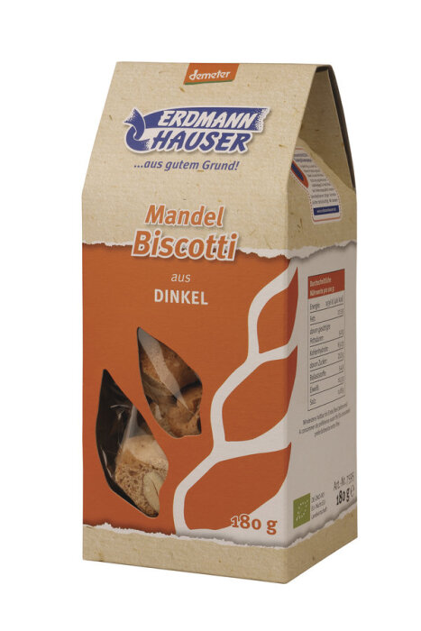 Erdmannhauser Dinkel-Mandel-Biscotti demeter 180 g