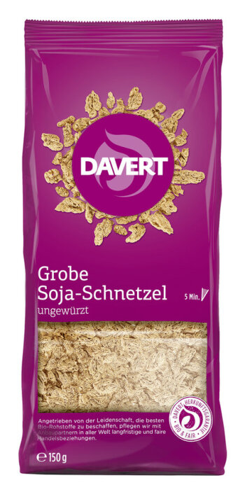 Davert Bio Grobe Soja-Schnetzel 150g