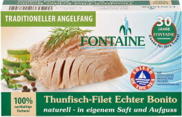 Fontaine Thunfisch Bonito, naturell 120g