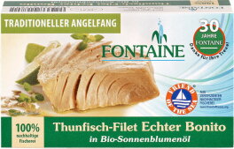 Fontaine Thunfisch Bonito Sonnenblumenöl 120g