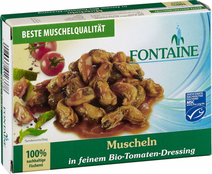 Fontaine Muscheln in Tomaten-Dressin 110g