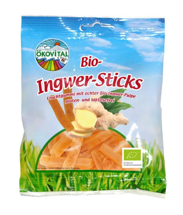 Ökovital Ingwer-Sticks 100g