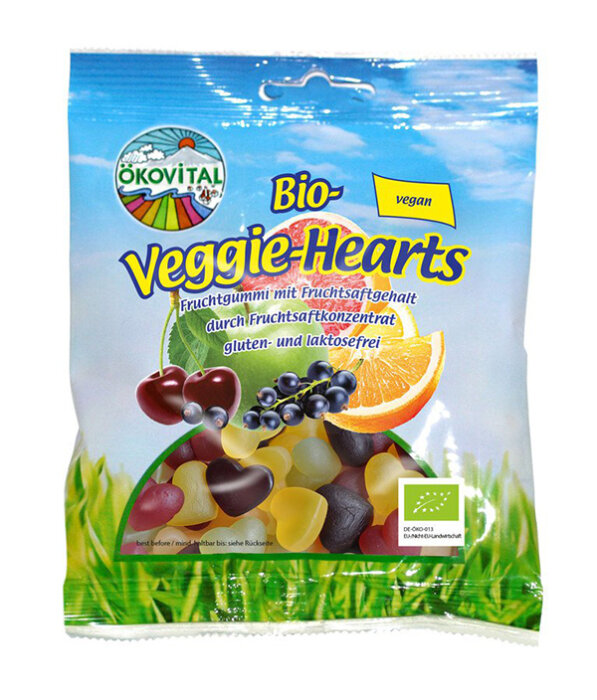 Ökovital Veggie-Hearts 100g