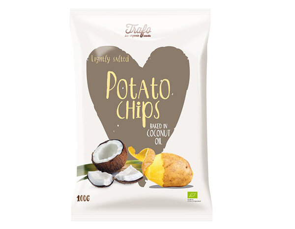 Trafo Chips leicht gesalzen in Kokosöl 100g
