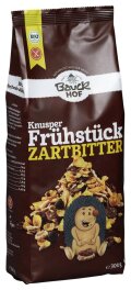 Bauckhof Knusper Frühstück, Zartbitter 300g