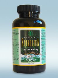 Ivarssons Hawaiian Spirulina 250 Tabl. à 400 mg 100g