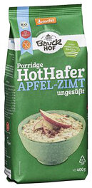 Bauckhof Bio Hot Hafer Apfel-Zimt Haferbreimischung 400g