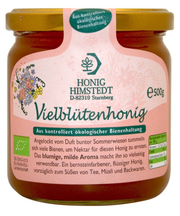 Honig Himstedt Vielblütenhonig 500g Bio