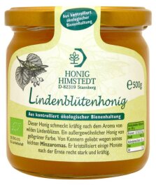 Honig Himstedt Lindenbl&uuml;tenhonig 500g Bio