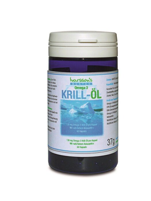 Omega-3 Krill-Öl Kapseln Ivarssons 60 Stk