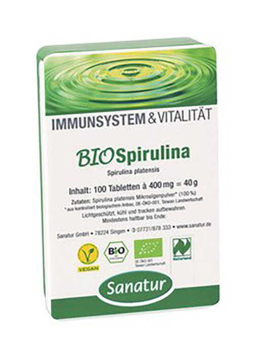 Sanatur Bio Spirulina Tabletten 40g