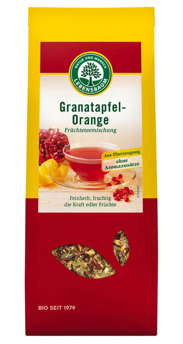 Lebensbaum Granatapfel Orange Tee 75g