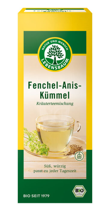 Lebensbaum Fenchel-Anis-Kümmel-Tee 50g