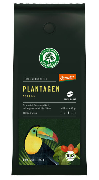 Lebensbaum Plantagen Kaffee Bohne 50g