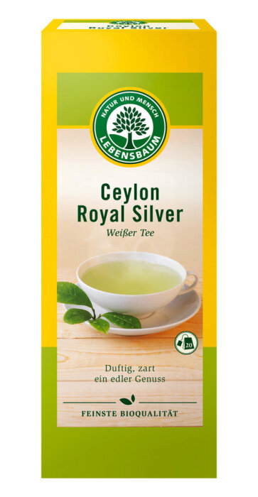 Lebensbaum Weißer Tee-Ceylon Royal Silver 20x 1,5g