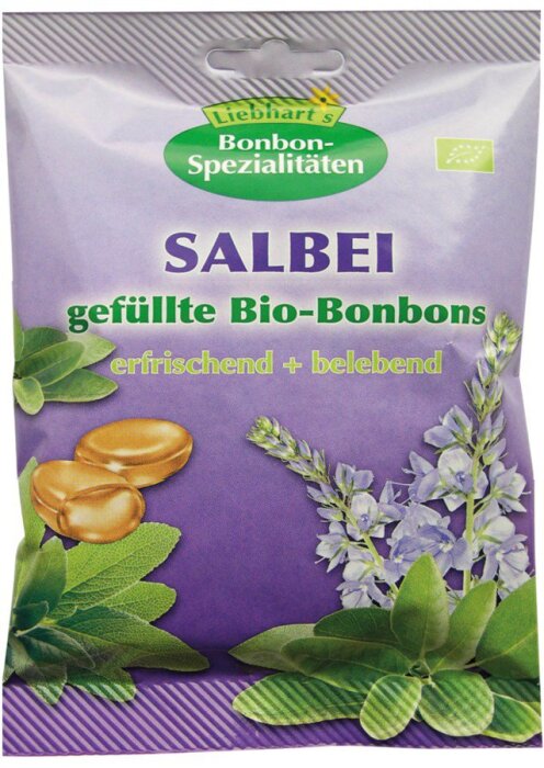 Liebharts Gesundkost Bio-Bonbon Salbei 100g