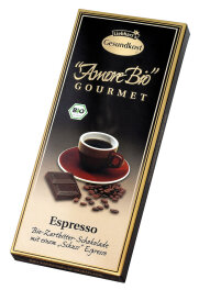 Liebharts Gesundkost Bio-Espresso-Zartbitter-Schokolade 100g